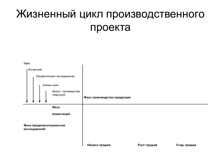 Жизненный цикл производственного проекта