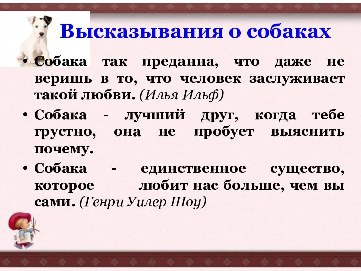 Собака так преданна, что даже не веришь в то, что человек