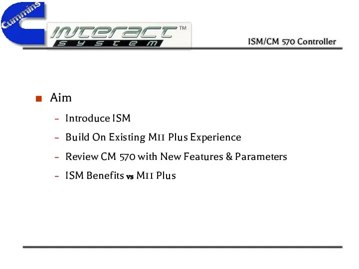 Aim Introduce ISM Build On Existing M11 Plus Experience Review CM