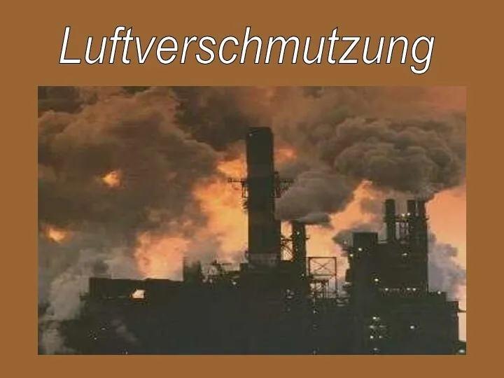 Luftverschmutzung