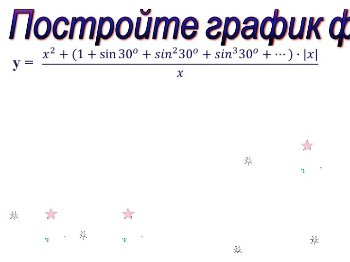 у = Постройте график функции