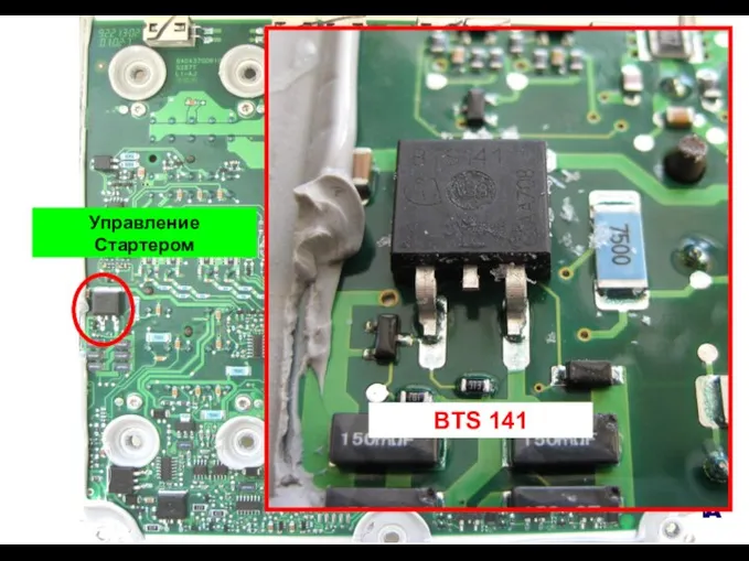 Управление Стартером BTS 141