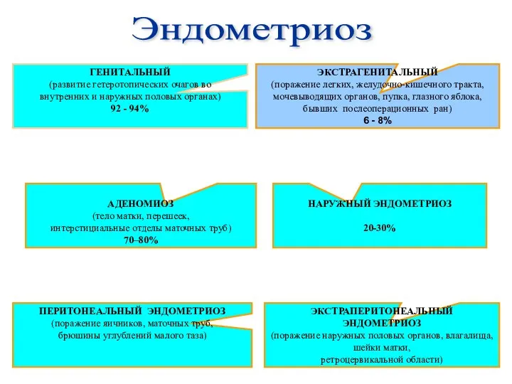 ГЕНИТАЛЬНЫЙ (развитие гетеротопических очагов во внутренних и наружных половых органах) 92