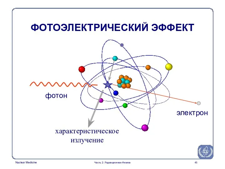 фотон характеристическое излучение электрон ФОТОЭЛЕКТРИЧЕСКИЙ ЭФФЕКТ Часть 2: Радиационная Физика