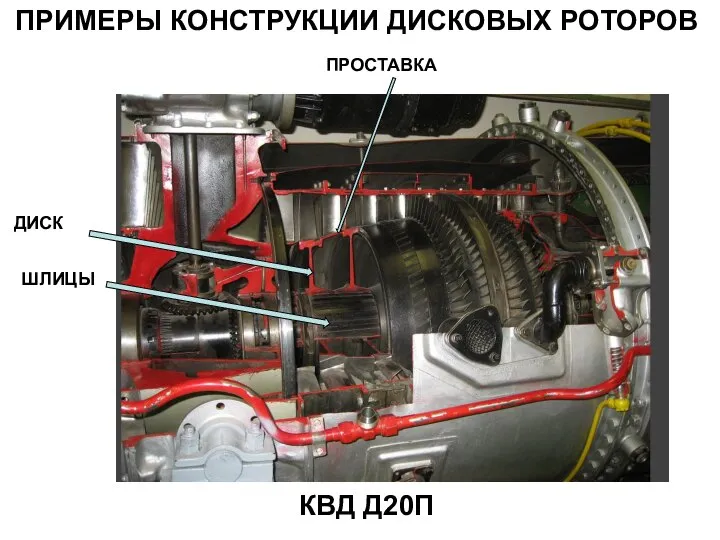 ПРИМЕРЫ КОНСТРУКЦИИ ДИСКОВЫХ РОТОРОВ ДИСК ШЛИЦЫ ПРОСТАВКА КВД Д20П