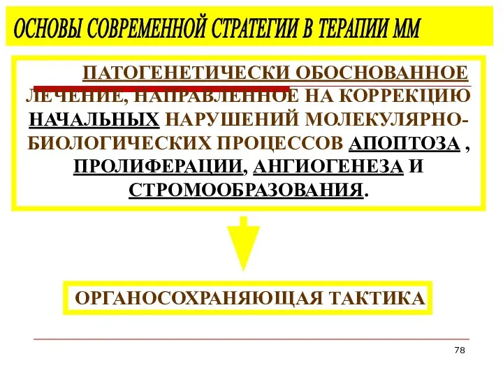 ОРГАНОСОХРАНЯЮЩАЯ ТАКТИКА ПАТОГЕНЕТИЧЕСКИ ОБОСНОВАННОЕ ЛЕЧЕНИЕ, НАПРАВЛЕННОЕ НА КОРРЕКЦИЮ НАЧАЛЬНЫХ НАРУШЕНИЙ МОЛЕКУЛЯРНО-