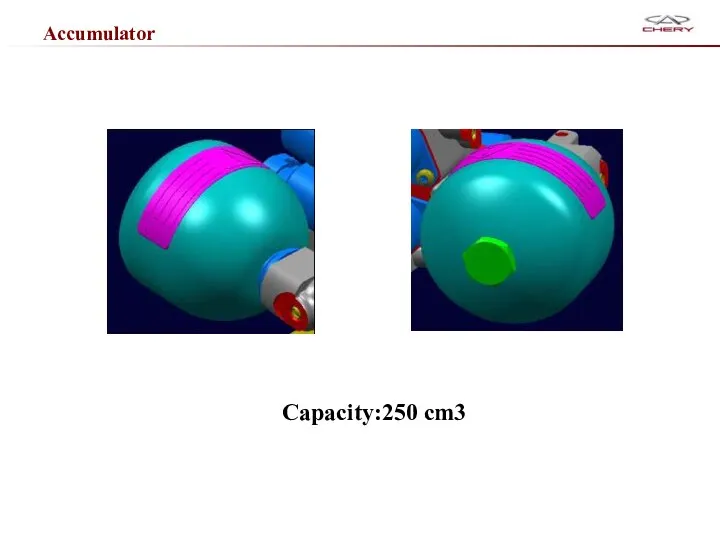 Accumulator Capacity:250 cm3