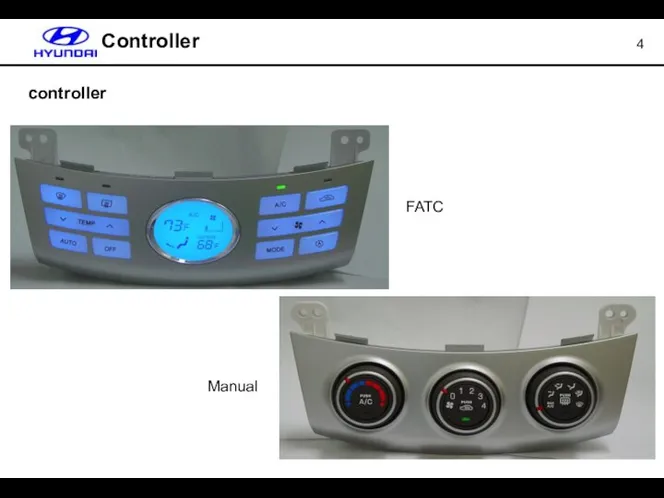 Controller controller FATC Manual