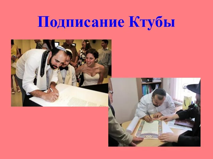 Подписание Ктубы