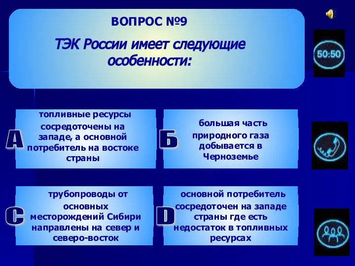 ВОПРОС №9 ТЭК России имеет следующие особенности: топливные ресурсы сосредоточены на