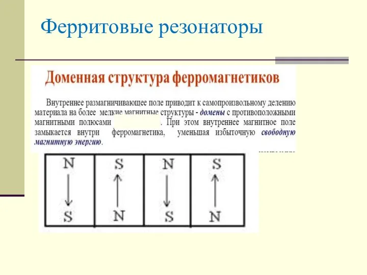 Ферритовые резонаторы