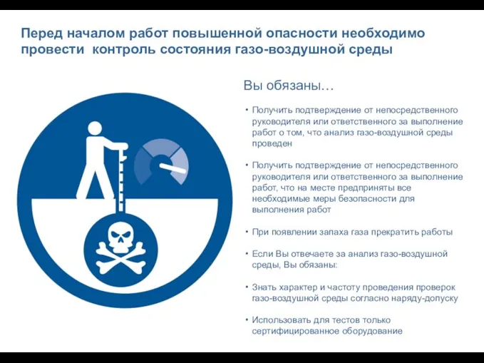 Вы обязаны… Получить подтверждение от непосредственного руководителя или ответственного за выполнение