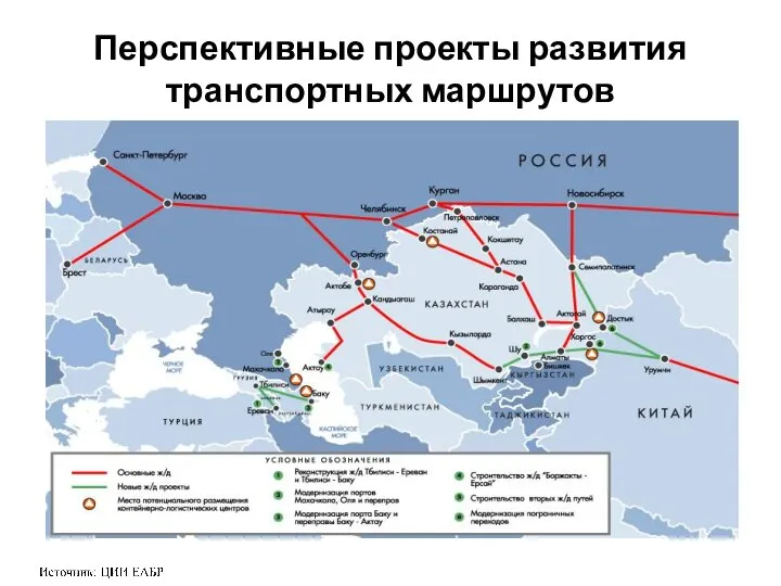 Перспективные проекты развития транспортных маршрутов