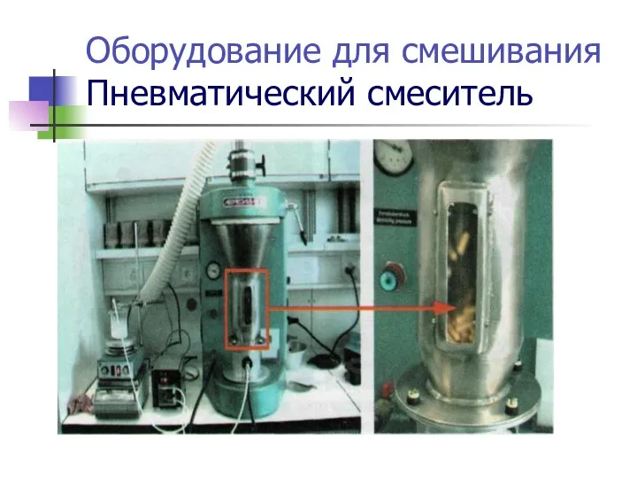 Оборудование для смешивания Пневматический смеситель