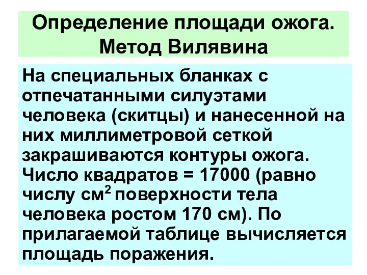 На специальных бланках с отпечатанными силуэтами человека (скитцы) и нанесенной на