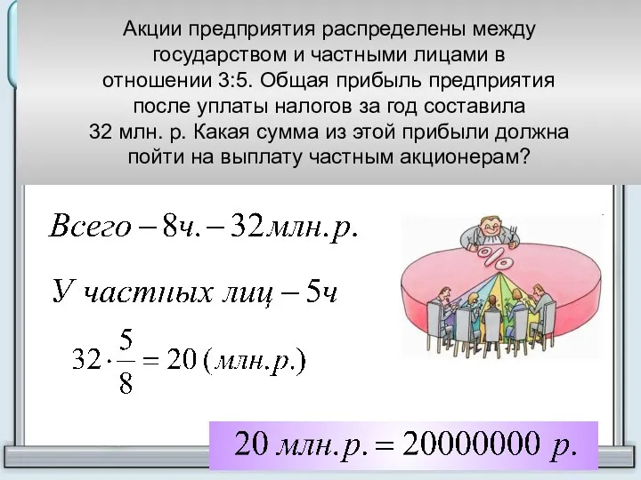 Не верно! Молодец! Акции предприятия распределены между государством и частными лицами