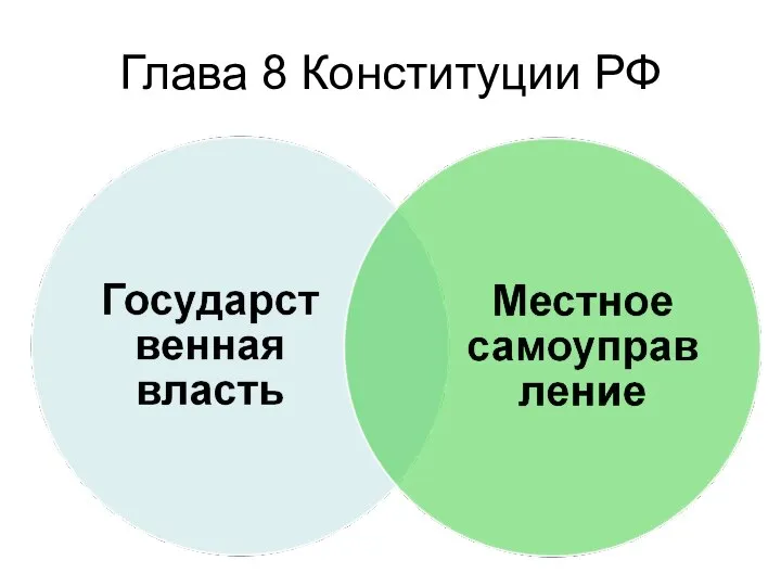 Глава 8 Конституции РФ