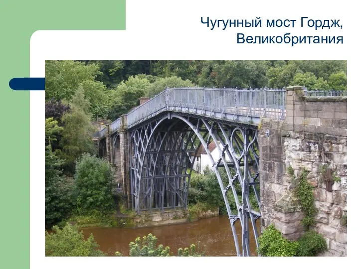 Чугунный мост Гордж, Великобритания