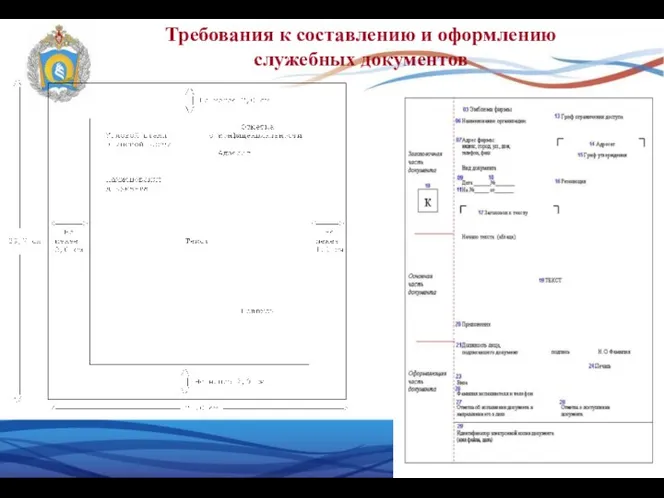 Требования к составлению и оформлению служебных документов