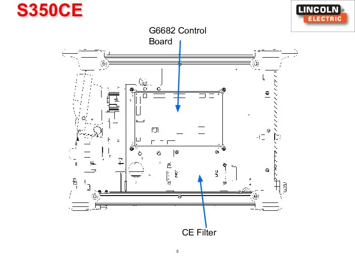 S350CE G6682 Control Board CE Filter