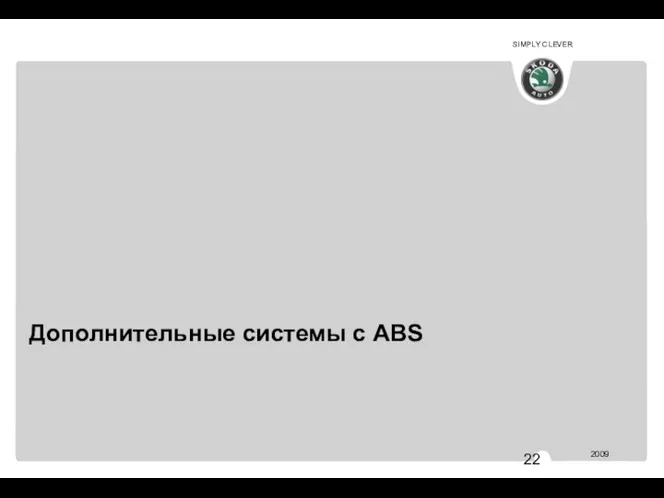 Дополнительные системы с ABS