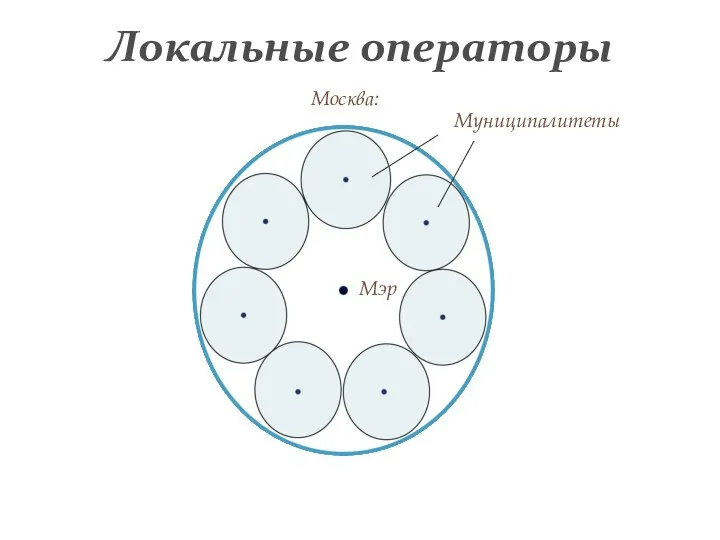 Локальные операторы Муниципалитеты Москва: Мэр