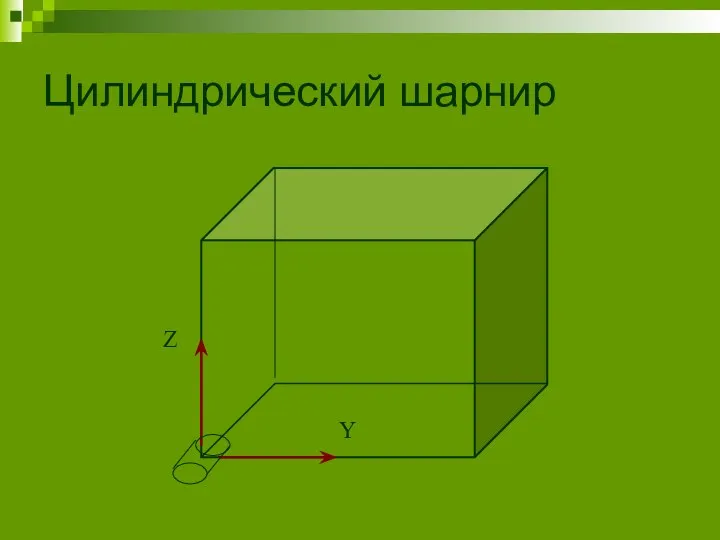 Цилиндрический шарнир