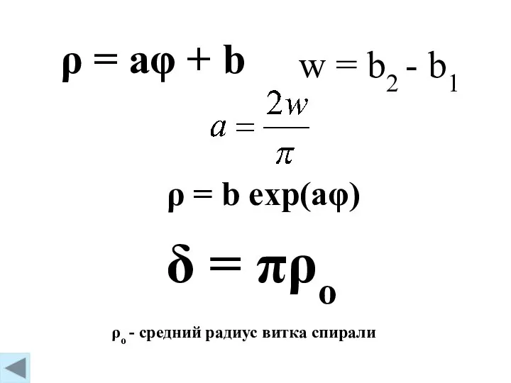 ρ = aφ + b w = b2 - b1 ρ