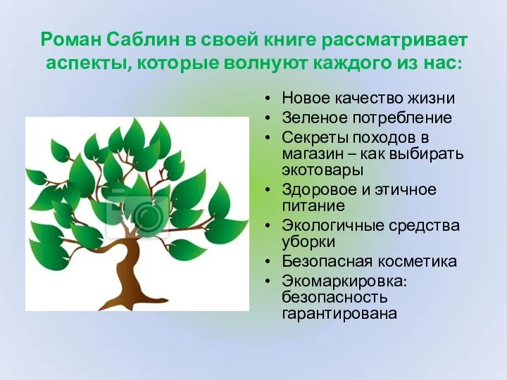 Роман Саблин в своей книге рассматривает аспекты, которые волнуют каждого из