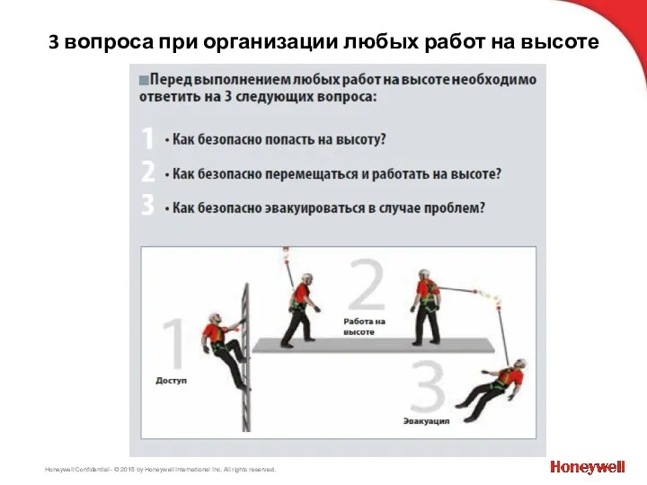 3 вопроса при организации любых работ на высоте