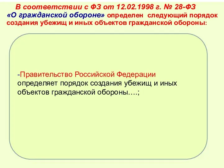 В соответствии с ФЗ от 12.02.1998 г. № 28-ФЗ «О гражданской