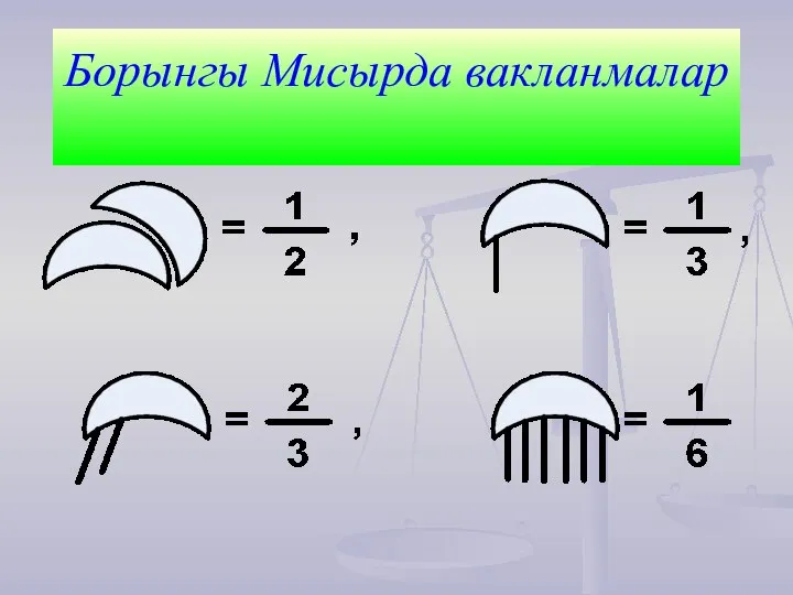 Борынгы Мисырда вакланмалар