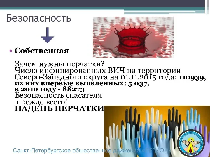 Собственная Зачем нужны перчатки? Число инфицированных ВИЧ на территории Северо-Западного округа