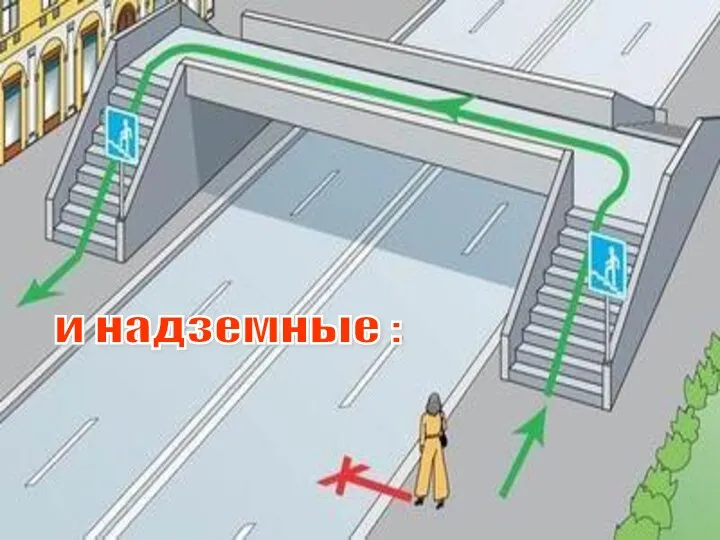 и надземные :