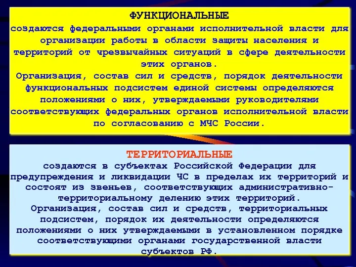 ФУНКЦИОНАЛЬНЫЕ создаются федеральными органами исполнительной власти для организации работы в области