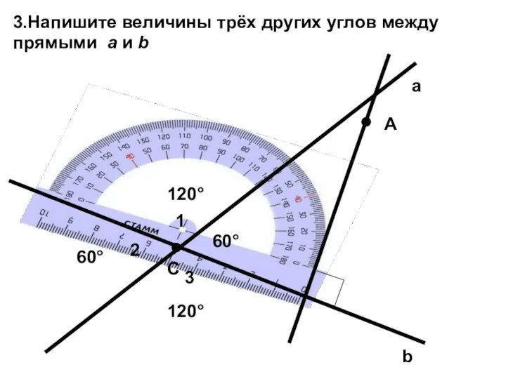 b C A a 60° 1 2 3 60° 120° 120°