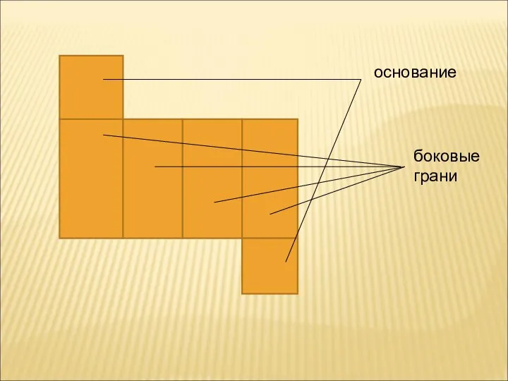 основание боковые грани