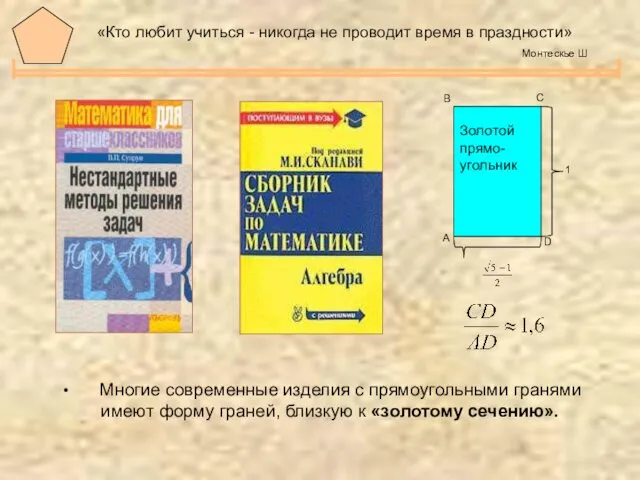 «Кто любит учиться - никогда не проводит время в праздности» Монтескье