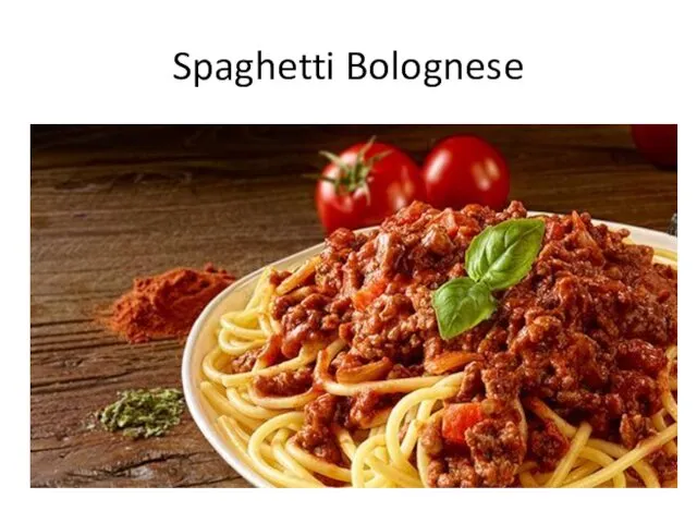 Spaghetti Bolognese