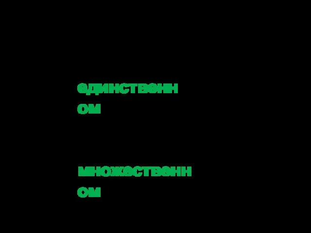 Rule 2 There is + существительное в ________________числе. There are +существительное во __________________числе. единственном множественном