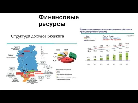 Финансовые ресурсы Структура доходов бюджета