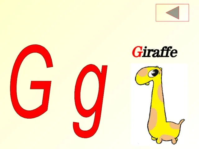 G g Giraffe