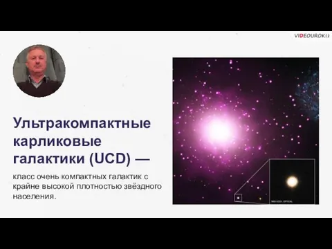 Ультракомпактные карликовые галактики (UCD) — класс очень компактных галактик с крайне высокой плотностью звёздного населения.