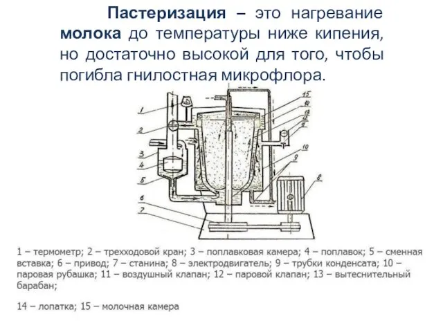 Пастеризация – это нагревание молока до температуры ниже кипения, но достаточно