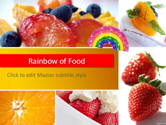 Rainbow of Food