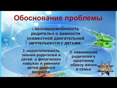 Обоснование проблемы