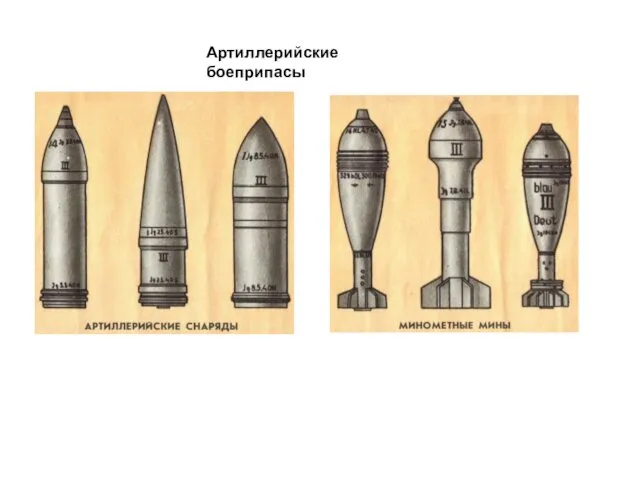 Артиллерийские боеприпасы