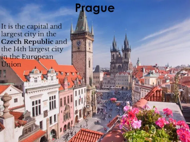 Prague It is the capital and largest city in the Czech