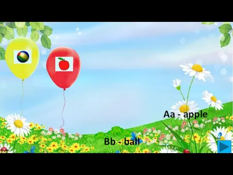 Bb - ball Aa - apple