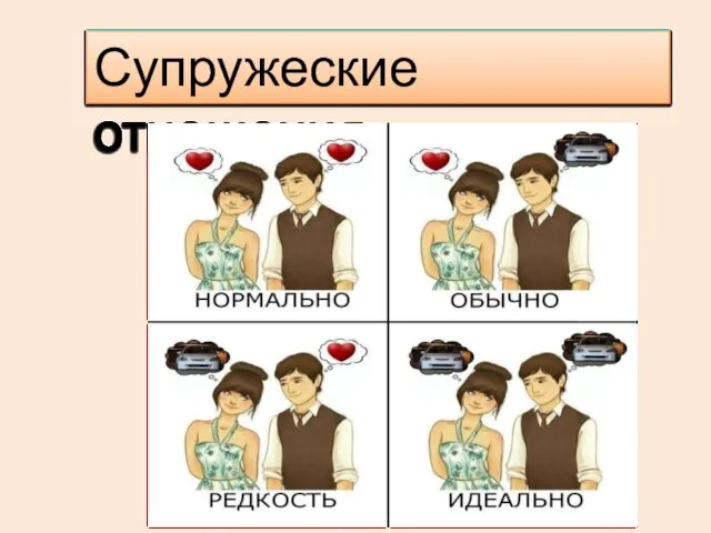 Супружеские отношения